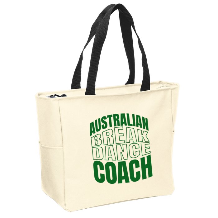 Australian Breakdance Coach Costume Zip Tote Bag