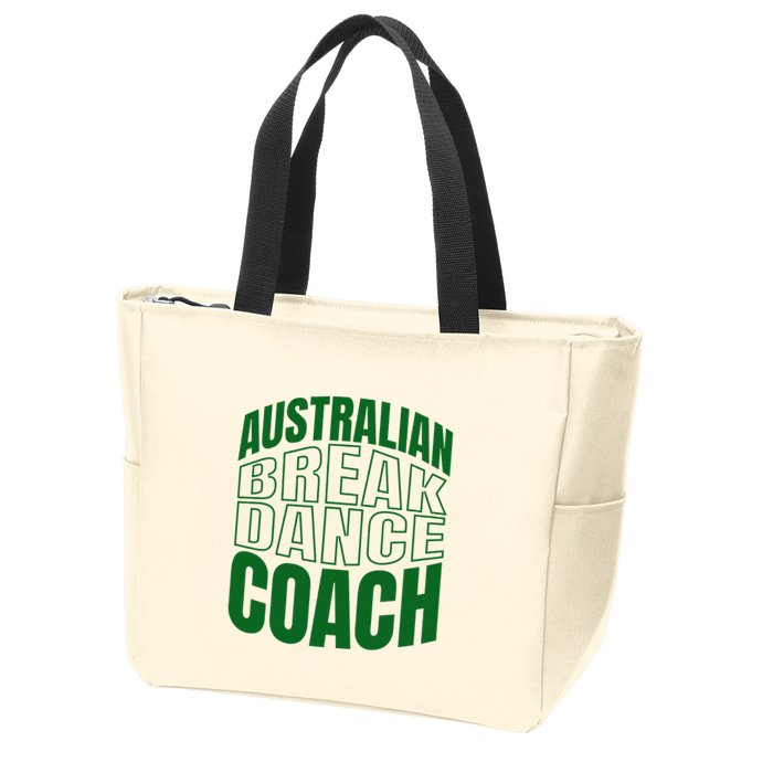 Australian Breakdance Coach Costume Zip Tote Bag