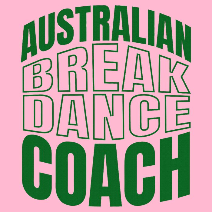 Australian Breakdance Coach Costume Doggie Tank