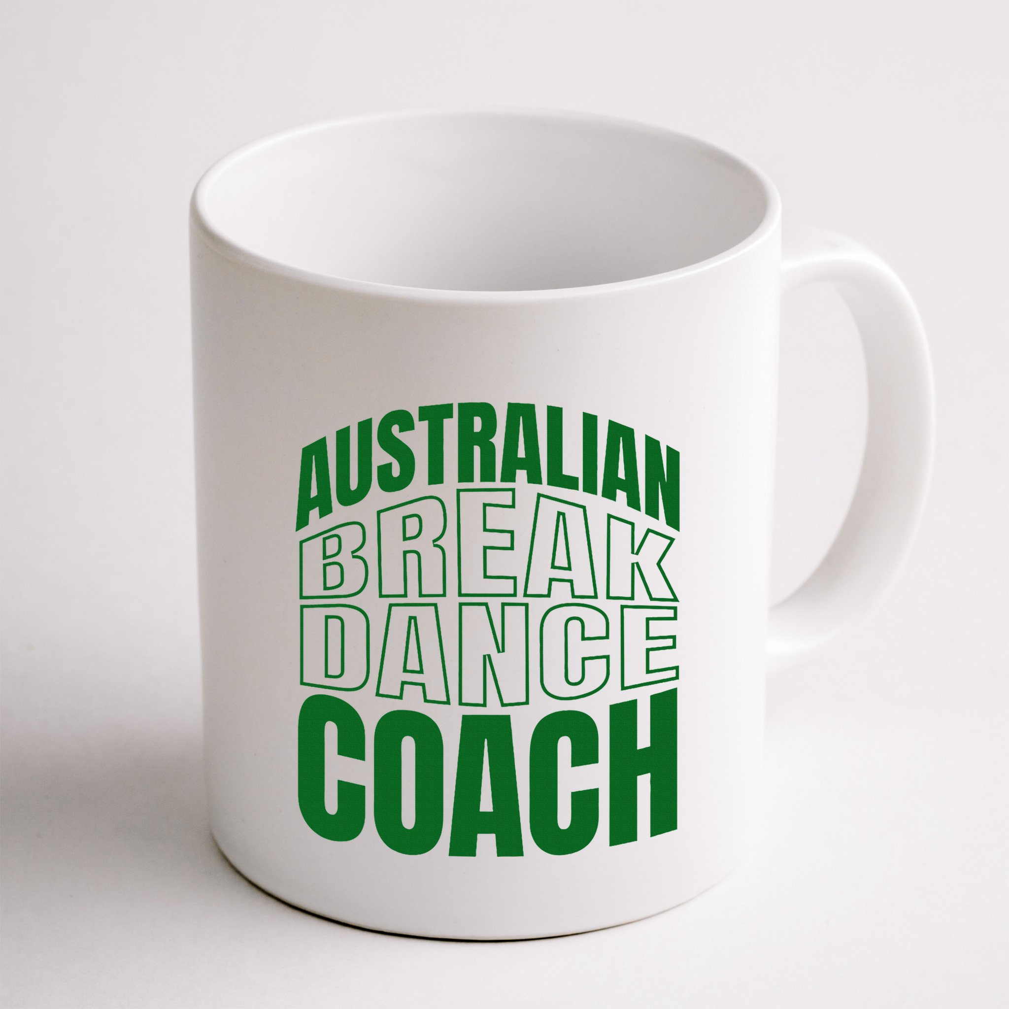 Australian Breakdance Coach Costume Mug