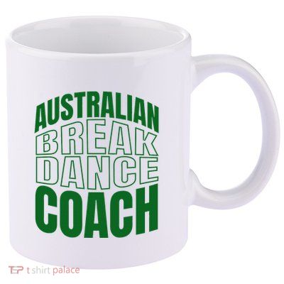 Australian Breakdance Coach Costume 11oz C Handle Ceramic Mug