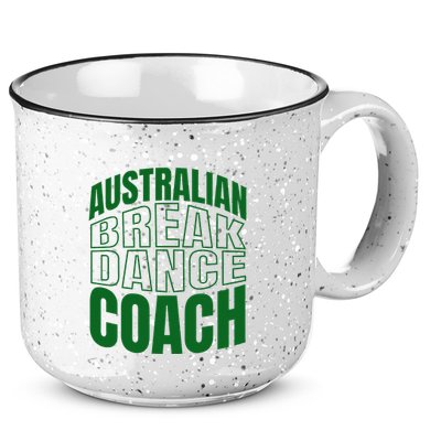 Australian Breakdance Coach Costume 15oz Campfire Ceramic Mug