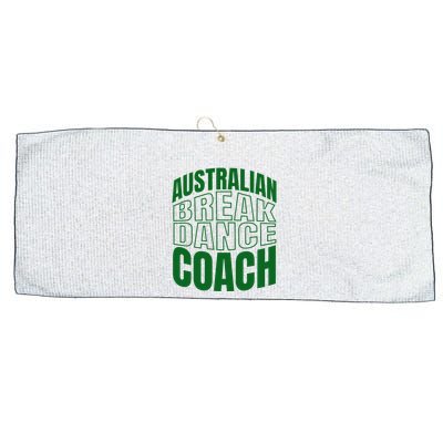 Australian Breakdance Coach Costume Large Microfiber Waffle Golf Towel