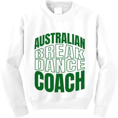 Australian Breakdance Coach Costume Kids Sweatshirt