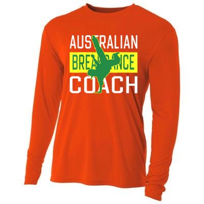 Australian Breakdancing Costume Coach Break Dancer Matching Cooling Performance Long Sleeve Crew