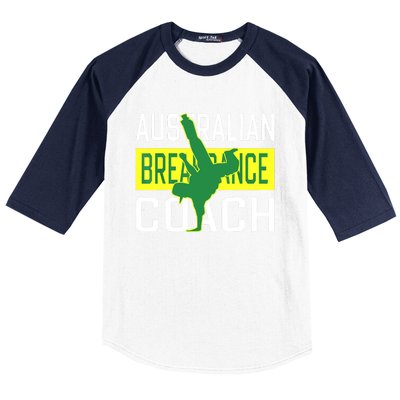 Australian Breakdancing Costume Coach Break Dancer Matching Baseball Sleeve Shirt