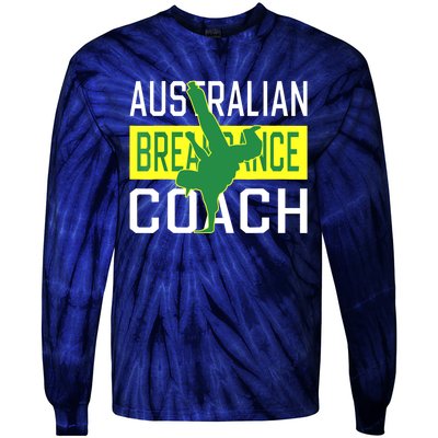 Australian Breakdancing Costume Coach Break Dancer Matching Tie-Dye Long Sleeve Shirt