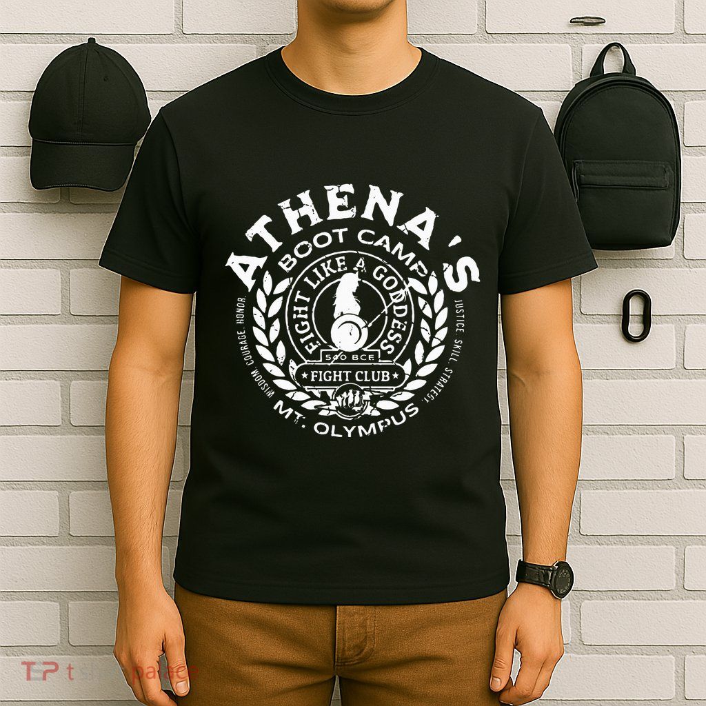 AthenaS Boot Camp Greek Mythology Olympus Lore Goddess T-Shirt