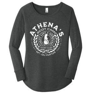 AthenaS Boot Camp Greek Mythology Olympus Lore Goddess Women's Perfect Tri Tunic Long Sleeve Shirt