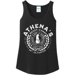 AthenaS Boot Camp Greek Mythology Olympus Lore Goddess Ladies Essential Tank