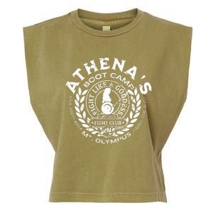 AthenaS Boot Camp Greek Mythology Olympus Lore Goddess Garment-Dyed Women's Muscle Tee