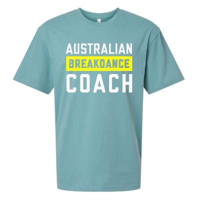 Australian Breakdancing Costume Coach Break Dancer Matching Sueded Cloud Jersey T-Shirt