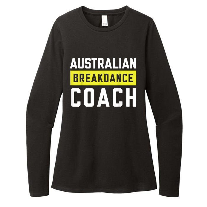 Australian Breakdancing Costume Coach Break Dancer Matching Womens CVC Long Sleeve Shirt