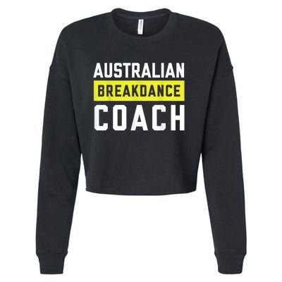 Australian Breakdancing Costume Coach Break Dancer Matching Cropped Pullover Crew