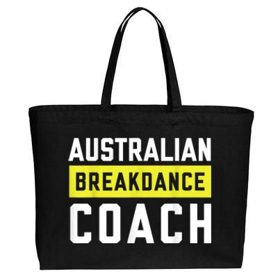 Australian Breakdancing Costume Coach Break Dancer Matching Cotton Canvas Jumbo Tote