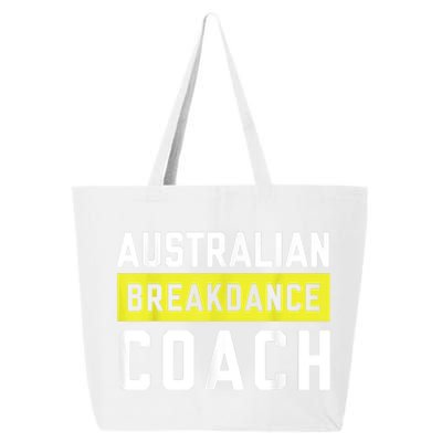 Australian Breakdancing Costume Coach Break Dancer Matching 25L Jumbo Tote