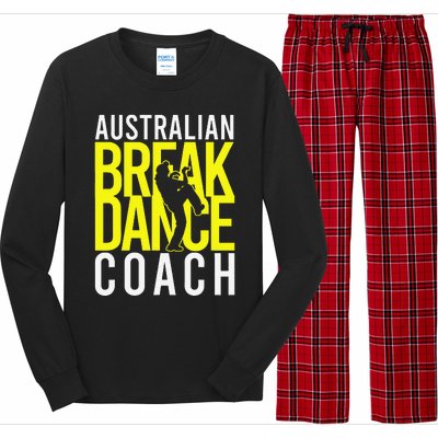 Australian Breakdance Coach Costume Break Dancer Matching Gift Long Sleeve Pajama Set