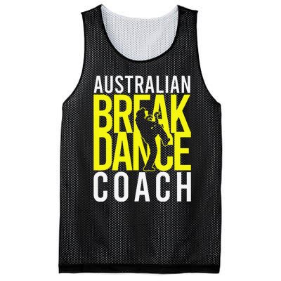 Australian Breakdance Coach Costume Break Dancer Matching Gift Mesh Reversible Basketball Jersey Tank