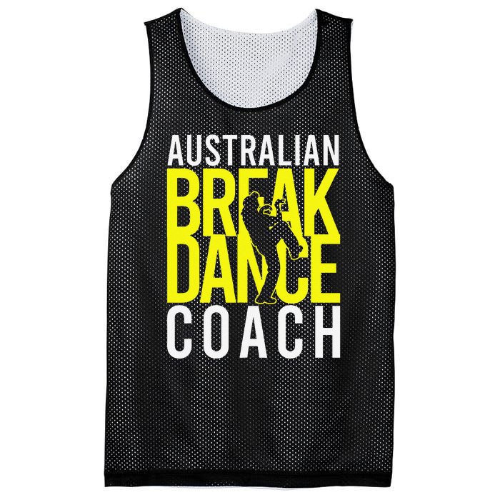 Australian Breakdance Coach Costume Break Dancer Matching Gift Mesh Reversible Basketball Jersey Tank