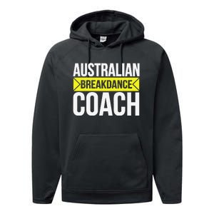 Australian Breakdancing Costume Coach Break Dancer Matching Gift Performance Fleece Hoodie