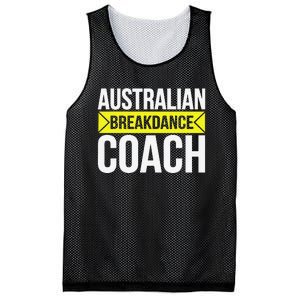 Australian Breakdancing Costume Coach Break Dancer Matching Gift Mesh Reversible Basketball Jersey Tank