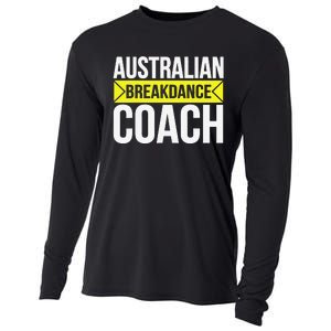 Australian Breakdancing Costume Coach Break Dancer Matching Gift Cooling Performance Long Sleeve Crew