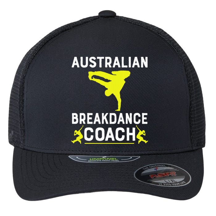 Australian Breakdancer Costume Coach Break Dancer Matching Flexfit Unipanel Trucker Cap