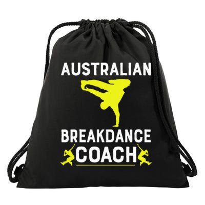 Australian Breakdancer Costume Coach Break Dancer Matching Drawstring Bag