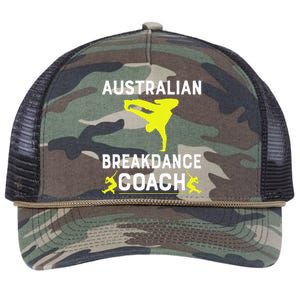 Australian Breakdancer Costume Coach Break Dancer Matching Retro Rope Trucker Hat Cap