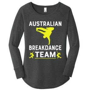 Australian Breakdancer Costume Team Break Dancer Matching Women's Perfect Tri Tunic Long Sleeve Shirt