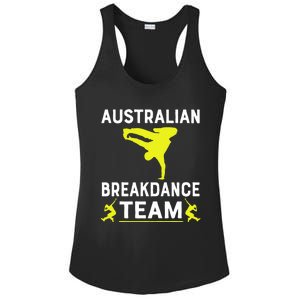 Australian Breakdancer Costume Team Break Dancer Matching Ladies PosiCharge Competitor Racerback Tank