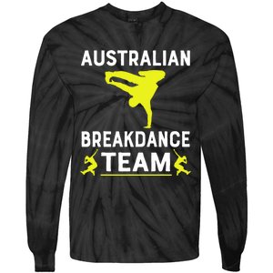 Australian Breakdancer Costume Team Break Dancer Matching Tie-Dye Long Sleeve Shirt