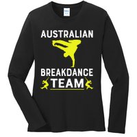 Australian Breakdancer Costume Team Break Dancer Matching Ladies Long Sleeve Shirt