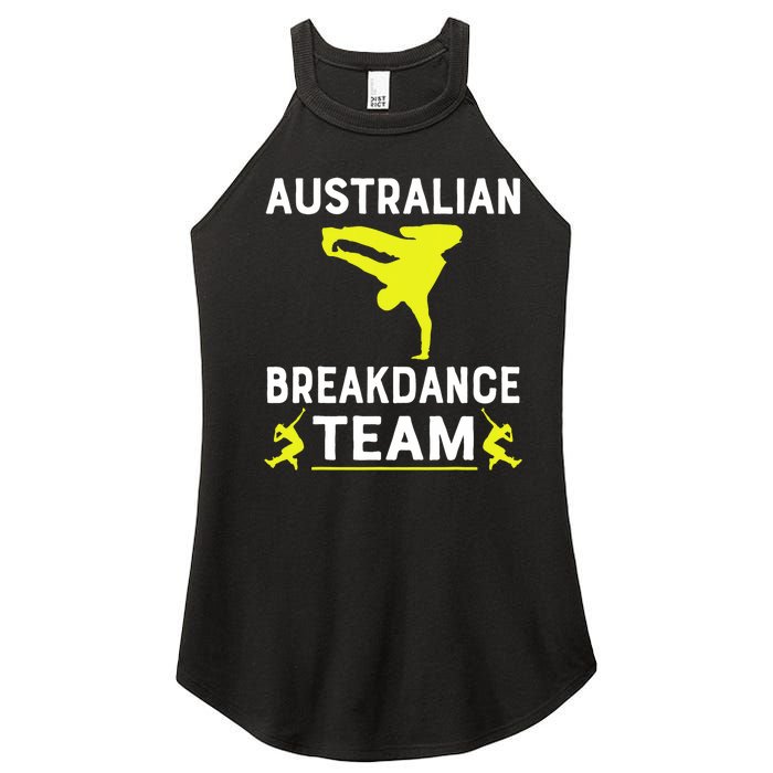 Australian Breakdancer Costume Team Break Dancer Matching Women's Perfect Tri Rocker Tank