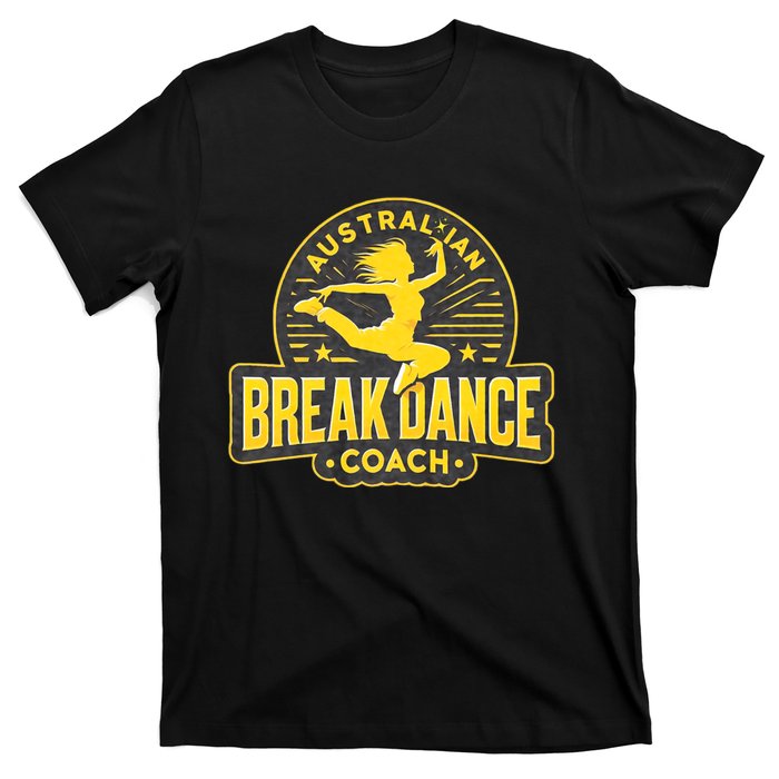 Australian Breakdance Coach Costume Break Dancer Matching T-Shirt