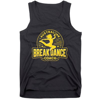 Australian Breakdance Coach Costume Break Dancer Matching Tank Top