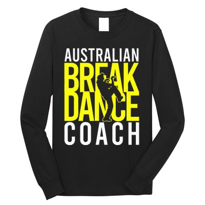 Australian Breakdance Coach Costume Break Dancer Matching Long Sleeve Shirt