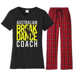 Australian Breakdance Coach Costume Break Dancer Matching Women's Flannel Pajama Set