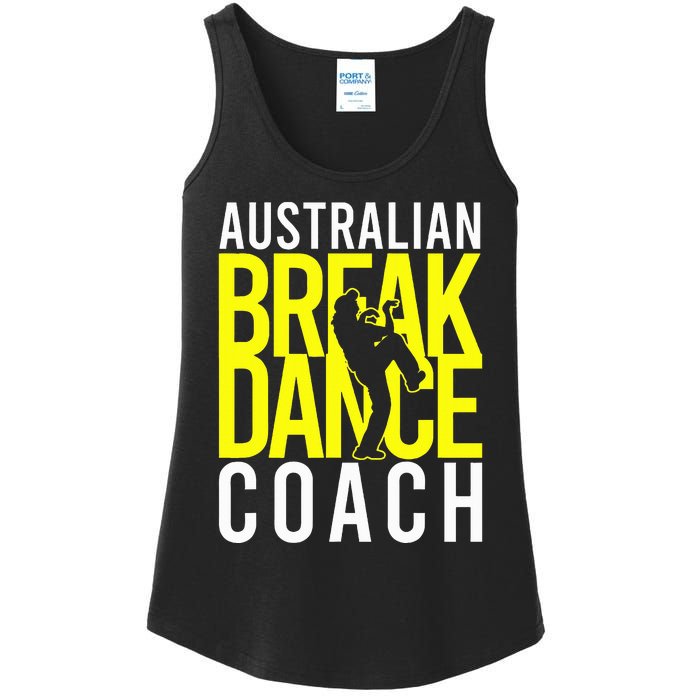 Australian Breakdance Coach Costume Break Dancer Matching Ladies Essential Tank