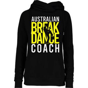 Australian Breakdance Coach Costume Break Dancer Matching Womens Funnel Neck Pullover Hood