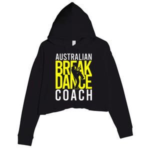 Australian Breakdance Coach Costume Break Dancer Matching Crop Fleece Hoodie