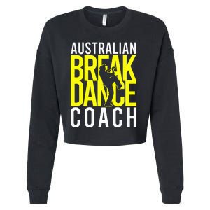 Australian Breakdance Coach Costume Break Dancer Matching Cropped Pullover Crew