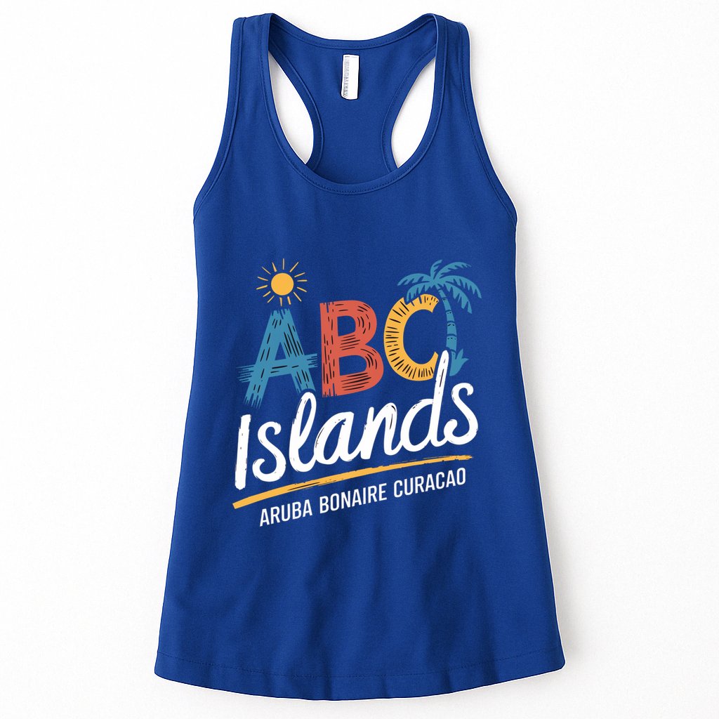 Aruba Bonaire Curacao Cruise Vacation Souvenirs Caribbean Great Gift Womens Tank Top