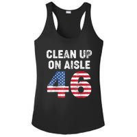 Anti Biden Clean Up On Aisle 46 Impeach Biden Ladies PosiCharge Competitor Racerback Tank