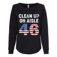 Anti Biden Clean Up On Aisle 46 Impeach Biden Womens California Wash Sweatshirt