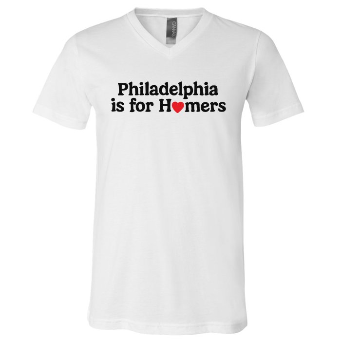 Alec Bohm Charlie Manuel Philadelphia Is For Homers V-Neck T-Shirt