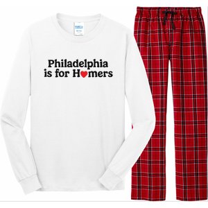 Alec Bohm Charlie Manuel Philadelphia Is For Homers Long Sleeve Pajama Set