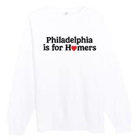 Alec Bohm Charlie Manuel Philadelphia Is For Homers Premium Crewneck Sweatshirt