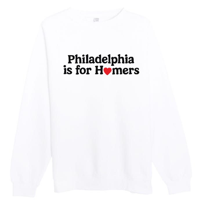 Alec Bohm Charlie Manuel Philadelphia Is For Homers Premium Crewneck Sweatshirt