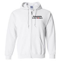 Alec Bohm Charlie Manuel Philadelphia Is For Homers Full Zip Hoodie